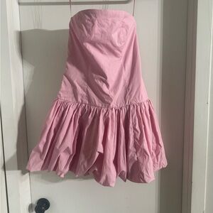 Pink Strapless Abercrombie Dress
